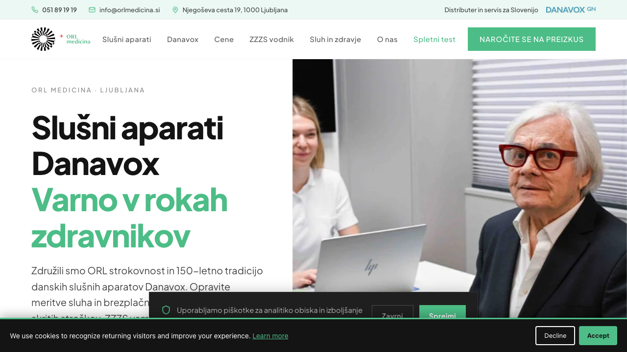 ORL Medicina website