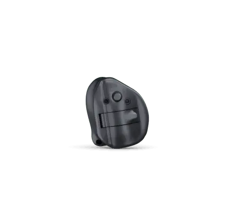 V ušesni baterijski slušni aparat