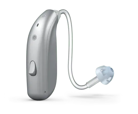 Za ušesni baterijski slušni aparat